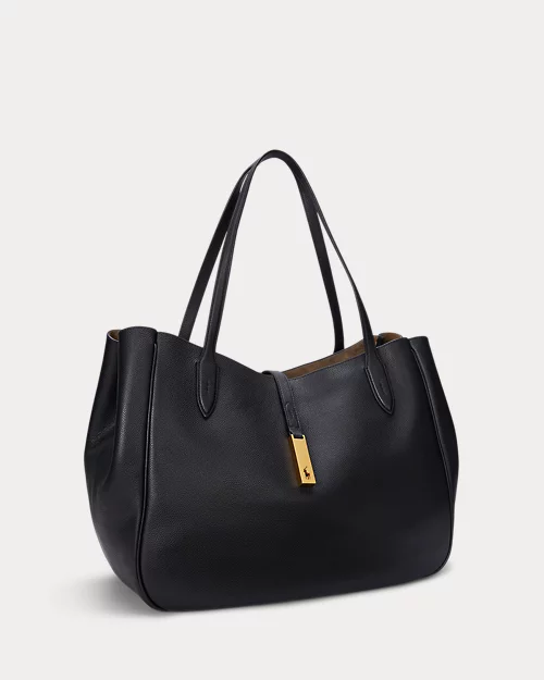 Lauren Ralph Lauren Bolso Tote Polo ID De Piel Grande Para Mujer | Ralph Lauren® ES