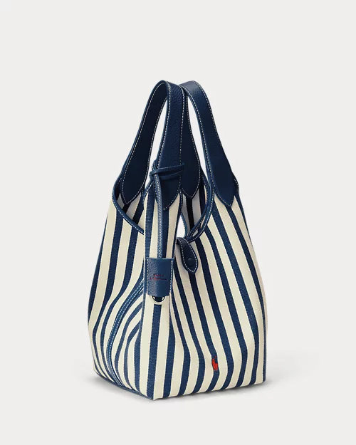 Lauren Ralph Lauren Bolso Tote Polo Play De Loneta Con Rayas Para Mujer | Ralph Lauren® ES