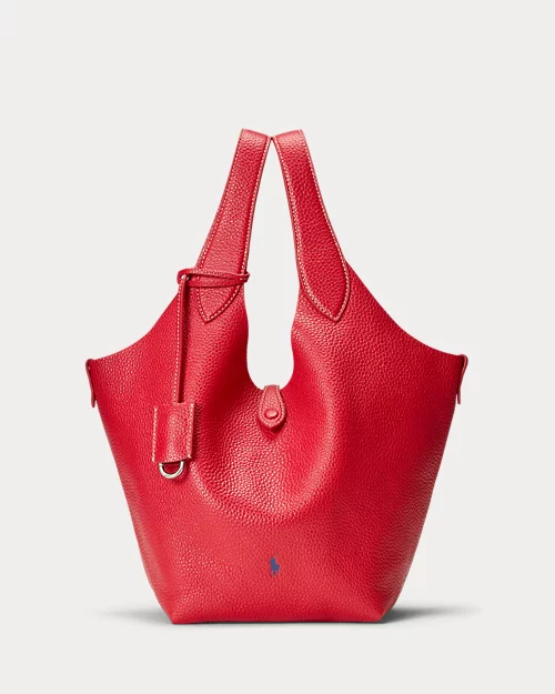 lauren ralph lauren Bolso tote Polo Play de piel para mujer | Ralph Lauren® ES