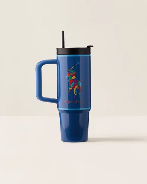 Lauren Ralph Lauren Botella De Agua Y Pajita Big Pony | Ralph Lauren® ES