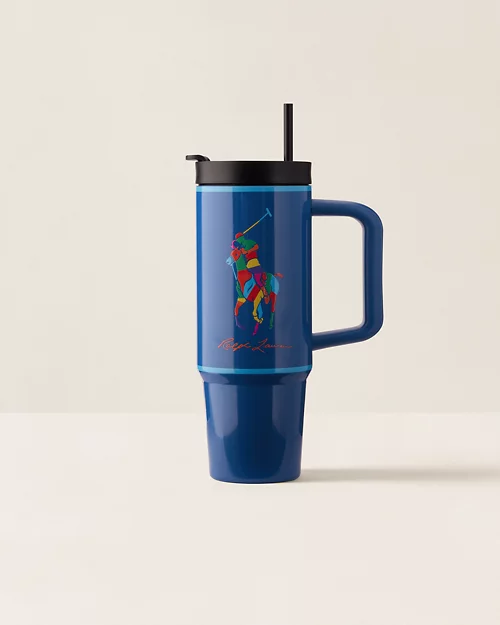 lauren ralph lauren Botella de agua y pajita Big Pony | Ralph Lauren® ES