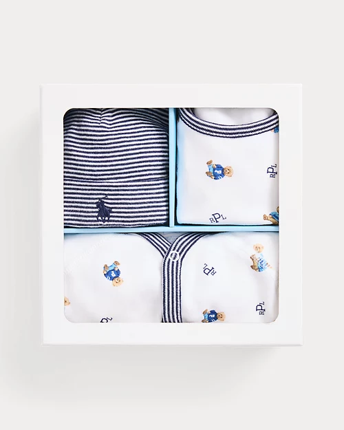 lauren ralph lauren Caja de regalo de 3 piezas con Polo Bear para bebé niño | Ralph Lauren® ES