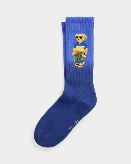 lauren ralph lauren Calcetines cortos con algodón Polo Bear para hombre | Ralph Lauren® ES