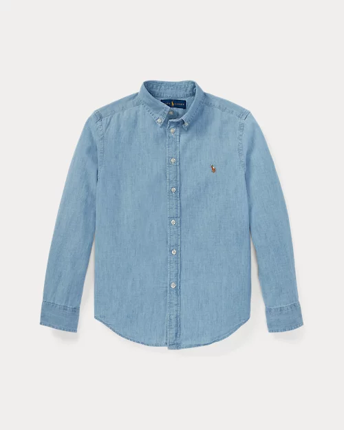Lauren Ralph Lauren Camisa De Cambray De Algodón Para Children | Ralph Lauren® ES