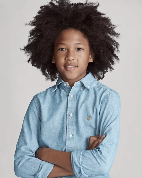 lauren ralph lauren Camisa de cambray de algodón para Children | Ralph Lauren® ES