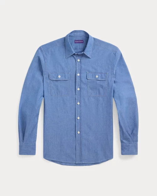 Lauren Ralph Lauren Camisa De Cambray Lavado Para Hombre | Ralph Lauren® ES