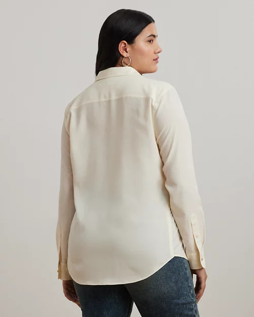 Lauren Ralph Lauren Camisa De Crepé Para Mujer | Ralph Lauren® ES