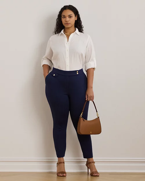 Lauren Ralph Lauren Camisa De Lino Con Manga Vuelta Para Mujer | Ralph Lauren® ES