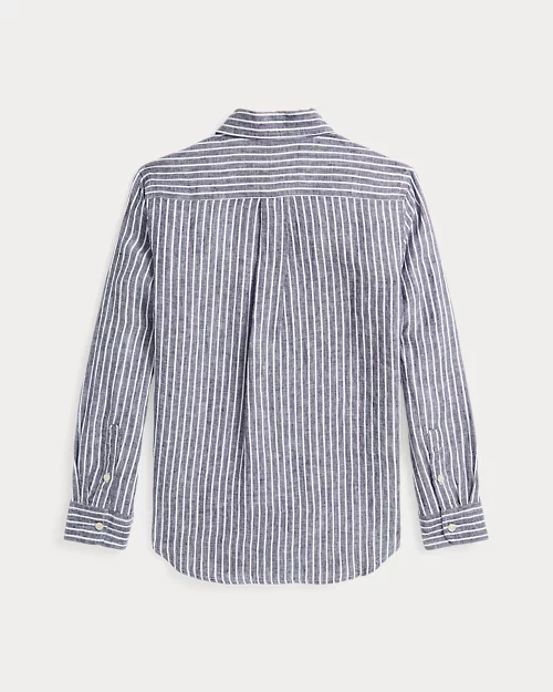 Lauren Ralph Lauren Camisa De Lino Con Rayas Para Niño | Ralph Lauren® ES