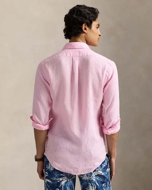 Lauren Ralph Lauren Camisa De Lino Custom Fit Para Hombre | Ralph Lauren® ES