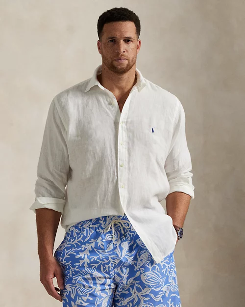 lauren ralph lauren Camisa de lino para hombre | Ralph Lauren® ES