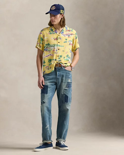 Lauren Ralph Lauren Camisa De Manga Corta Con Polo Bear Para Hombre | Ralph Lauren® ES