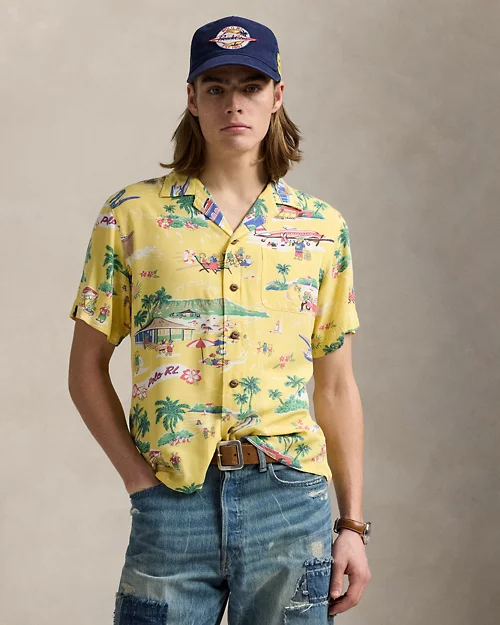 lauren ralph lauren Camisa de manga corta con Polo Bear para hombre | Ralph Lauren® ES