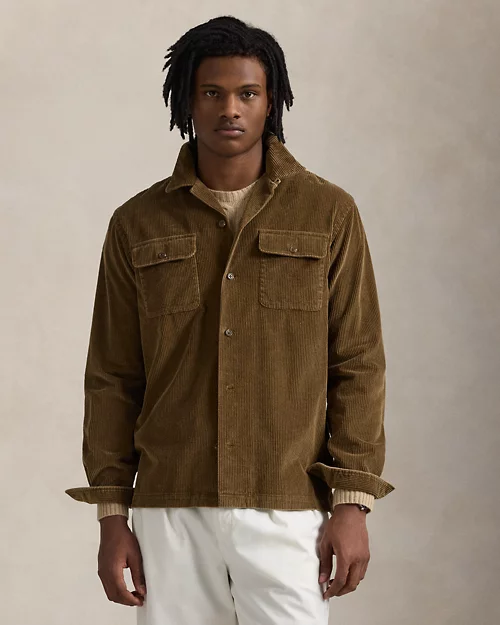 lauren ralph lauren Camisa de pana Classic Fit para hombre | Ralph Lauren® ES