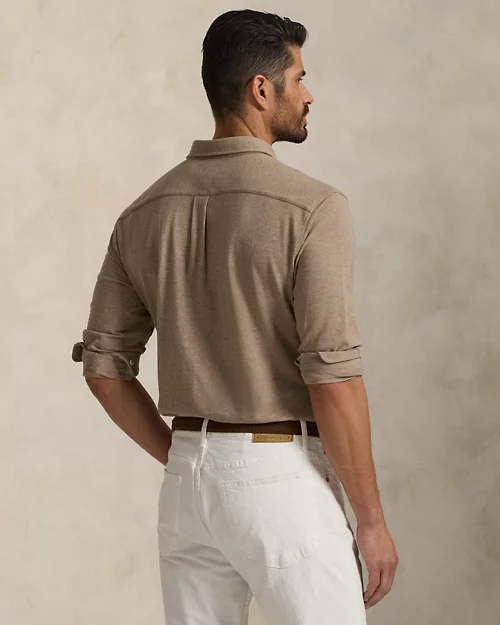 Lauren Ralph Lauren Camisa De Piqué Ultraligera Para Hombre | Ralph Lauren® ES