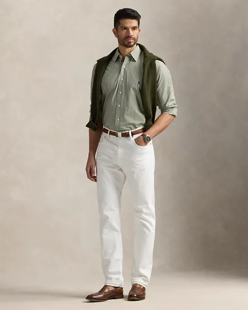 Lauren Ralph Lauren Camisa De Popelina Con Cuadros Vichy Para Hombre | Ralph Lauren® ES