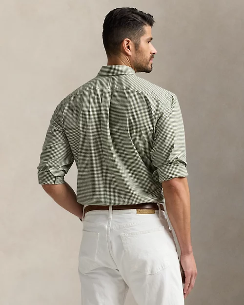 Lauren Ralph Lauren Camisa De Popelina Con Cuadros Vichy Para Hombre | Ralph Lauren® ES