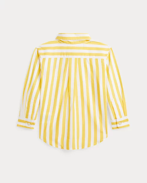 Lauren Ralph Lauren Camisa De Popelina De Algodón Con Rayas Para Bebé Niño | Ralph Lauren® ES