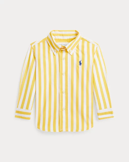 lauren ralph lauren Camisa de popelina de algodón con rayas para bebé niño | Ralph Lauren® ES