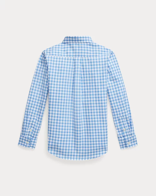 Lauren Ralph Lauren Camisa De Popelina De Algodón De Cuadros Para Niño | Ralph Lauren® ES