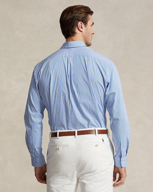 Lauren Ralph Lauren Camisa De Popelina Elástica Con Rayas Para Hombre | Ralph Lauren® ES