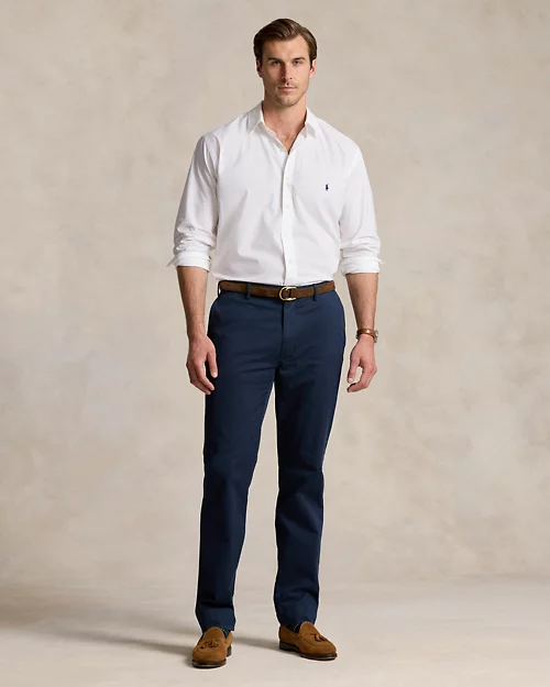Lauren Ralph Lauren Camisa De Popelina Elástica Para Hombre | Ralph Lauren® ES