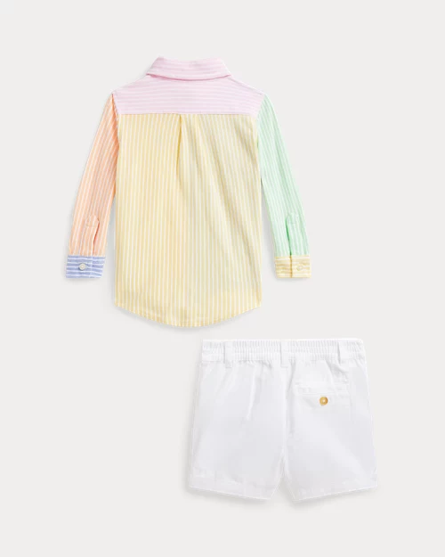 Lauren Ralph Lauren Camisa Fun De Algodón Y Pantalón Corto Para Bebé Niño | Ralph Lauren® ES