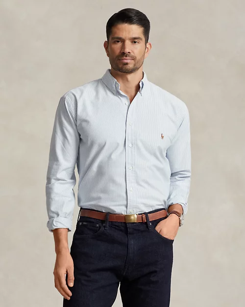lauren ralph lauren Camisa oxford con rayas para hombre | Ralph Lauren® ES
