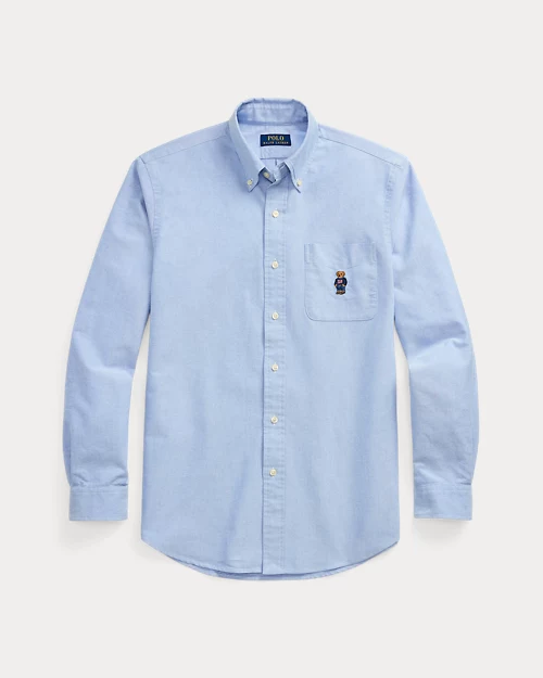 Lauren Ralph Lauren Camisa Oxford Custom Fit Con Polo Bear Para Hombre | Ralph Lauren® ES