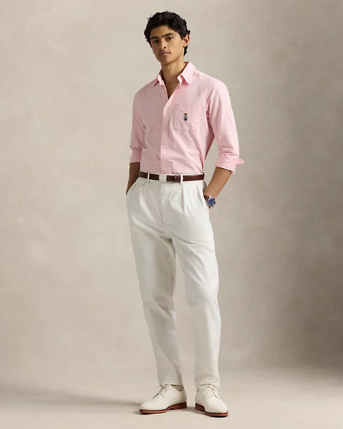 Lauren Ralph Lauren Camisa Oxford Custom Fit Con Polo Bear Para Hombre | Ralph Lauren® ES