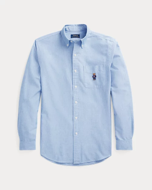 Lauren Ralph Lauren Camisa Oxford Custom Fit Con Polo Bear Para Hombre | Ralph Lauren® ES