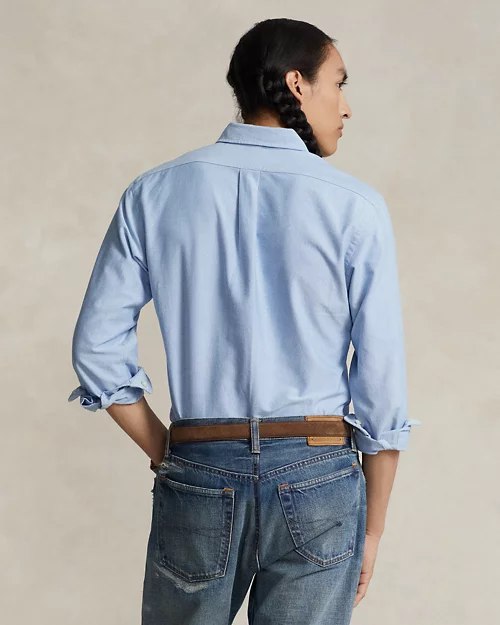 Lauren Ralph Lauren Camisa Oxford Custom Fit Con Polo Bear Para Hombre | Ralph Lauren® ES