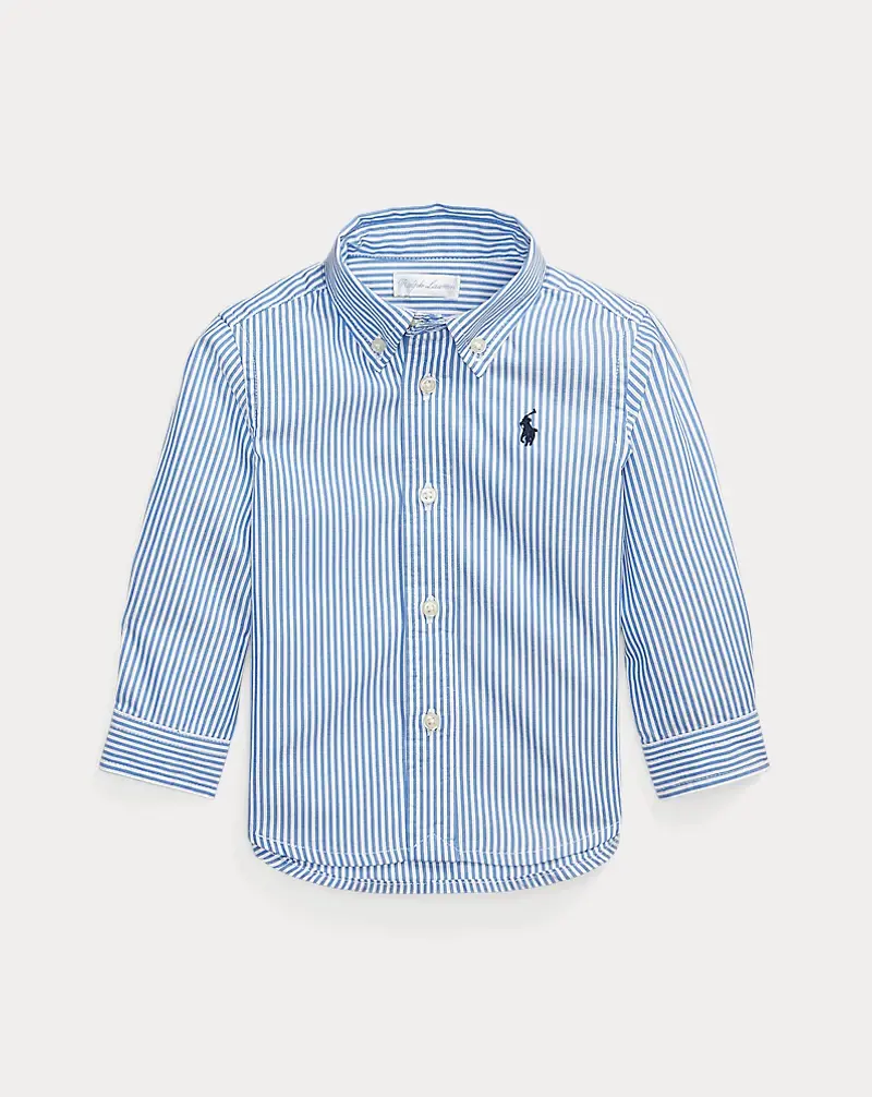 Lauren Ralph Lauren Camisa Oxford de Algodón Con Rayas Para Bebé Niño | Ralph Lauren® ES