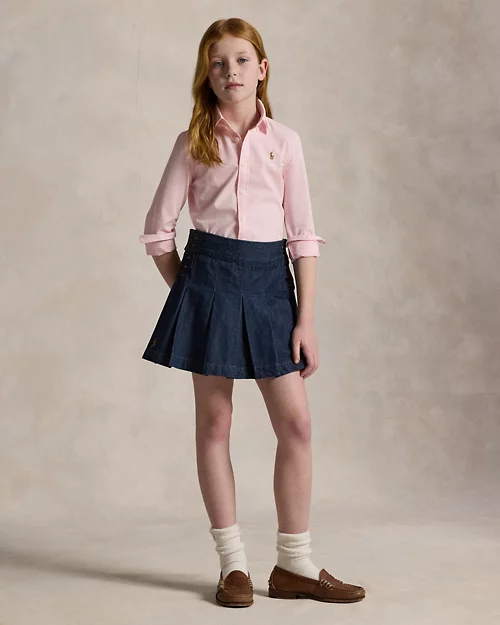 Lauren Ralph Lauren Camisa Oxford De Algodón Para Niña | Ralph Lauren® ES