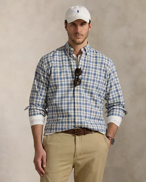 lauren ralph lauren Camisa oxford de cuadros para hombre | Ralph Lauren® ES