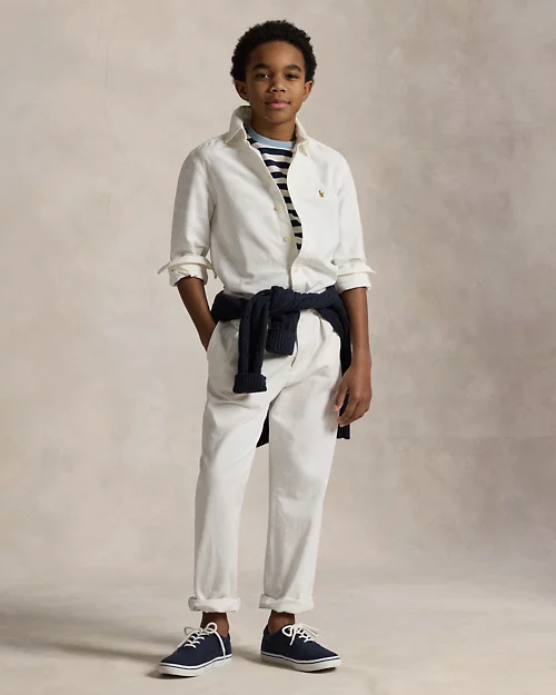 Lauren Ralph Lauren Camisa Oxford Icónica Para Niño | Ralph Lauren® ES