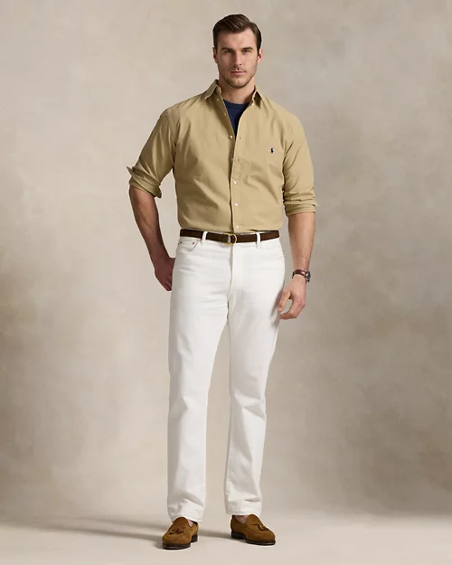 Lauren Ralph Lauren Camisa Oxford Teñida En Prenda Para Hombre | Ralph Lauren® ES
