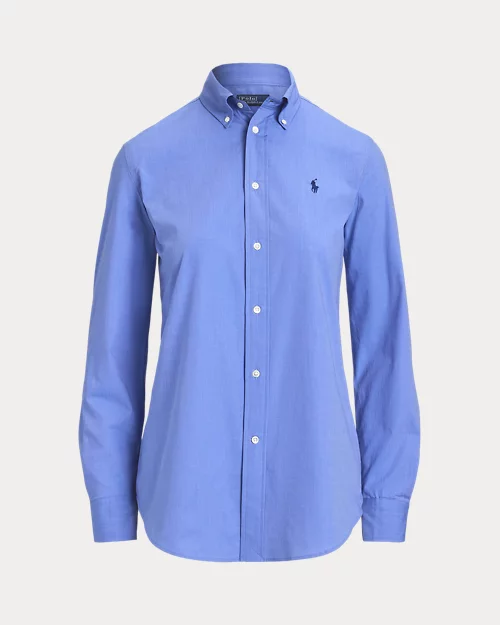 Lauren Ralph Lauren Camisa Slim De Algodón Elástico Para Mujer | Ralph Lauren® ES