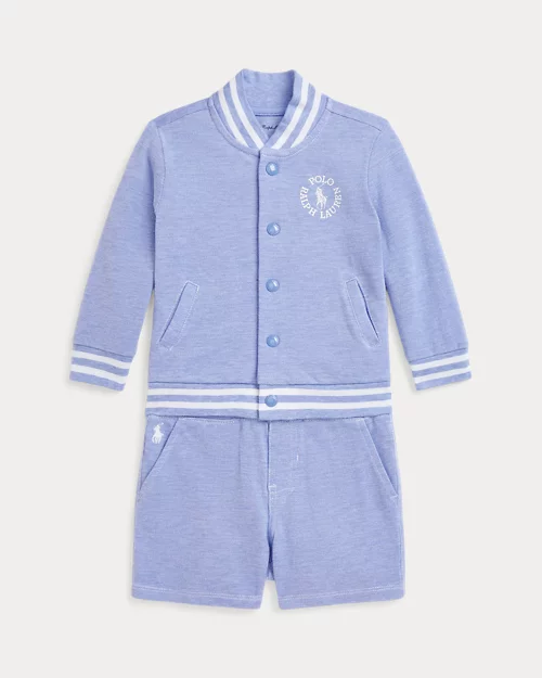 lauren ralph lauren Camiseta chaqueta y pantalón corto para bebé niño | Ralph Lauren® ES