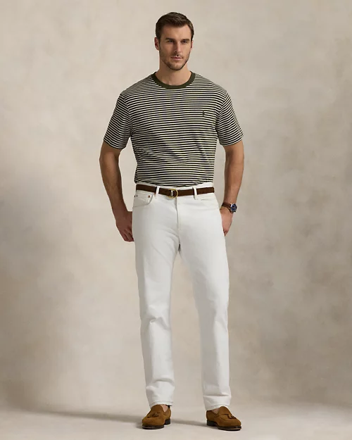 Lauren Ralph Lauren Camiseta De Algodón Suave Con Rayas Para Hombre | Ralph Lauren® ES