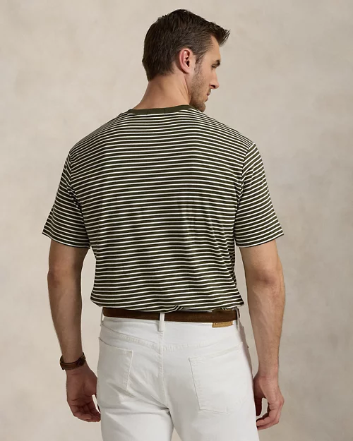 Lauren Ralph Lauren Camiseta De Algodón Suave Con Rayas Para Hombre | Ralph Lauren® ES