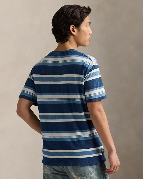 Lauren Ralph Lauren Camiseta De Algodón Y Lino Con Rayas Para Hombre | Ralph Lauren® ES