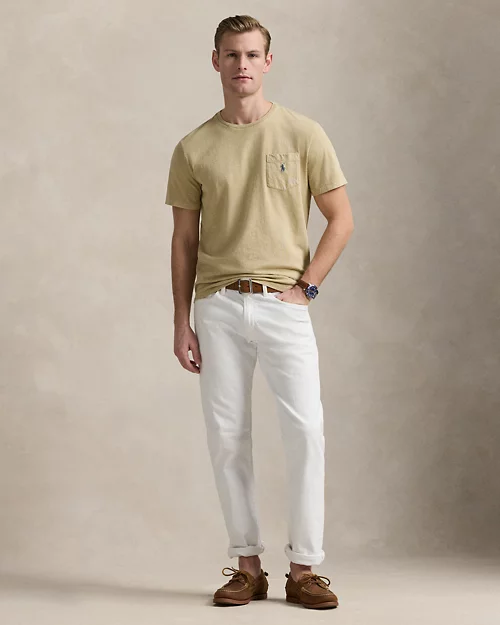 lauren Ralph Lauren Camiseta De Algodón Y Lino Standard Fit Para Hombre | Ralph Lauren® ES