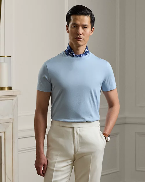 lauren ralph lauren Camiseta de hilo de Escocia para hombre | Ralph Lauren® ES