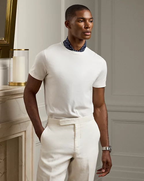 lauren ralph lauren Camiseta de hilo de Escocia para hombre | Ralph Lauren® ES