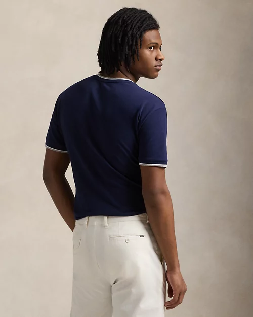 Lauren Ralph Lauren Camiseta De Piqué Elástico Classic Fit Para Hombre | Ralph Lauren® ES