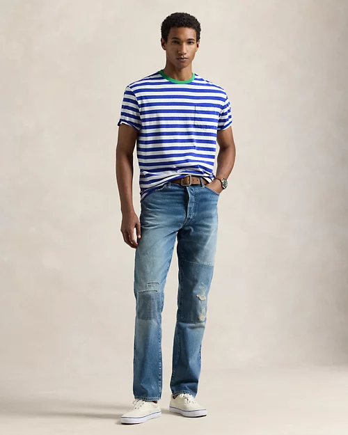 Lauren Ralph Lauren Camiseta De Punto Classic Fit Con Rayas Para Hombre | Ralph Lauren® ES