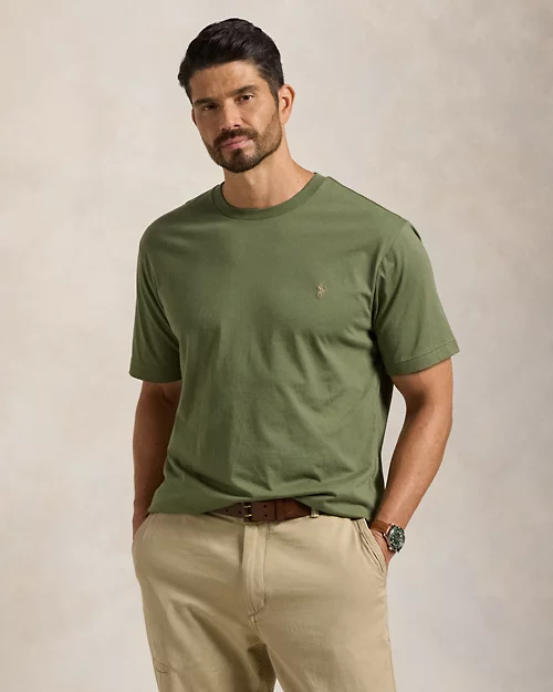 lauren ralph lauren Camiseta de punto con cuello redondo para hombre | Ralph Lauren® ES