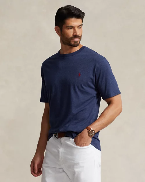 lauren ralph lauren Camiseta de punto con cuello redondo para hombre | Ralph Lauren® ES
