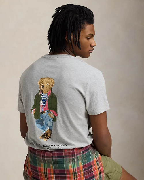 lauren ralph lauren Camiseta de punto con Polo Bear para hombre | Ralph Lauren® ES
